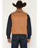 Image #4 - Cowboy Hardware Men's Flag Concealed Carry Twill Vest, Camel, hi-res