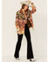 Image #2 - Double D Ranch Women's Serape Embroidered Blanket Blazer, Multi, hi-res
