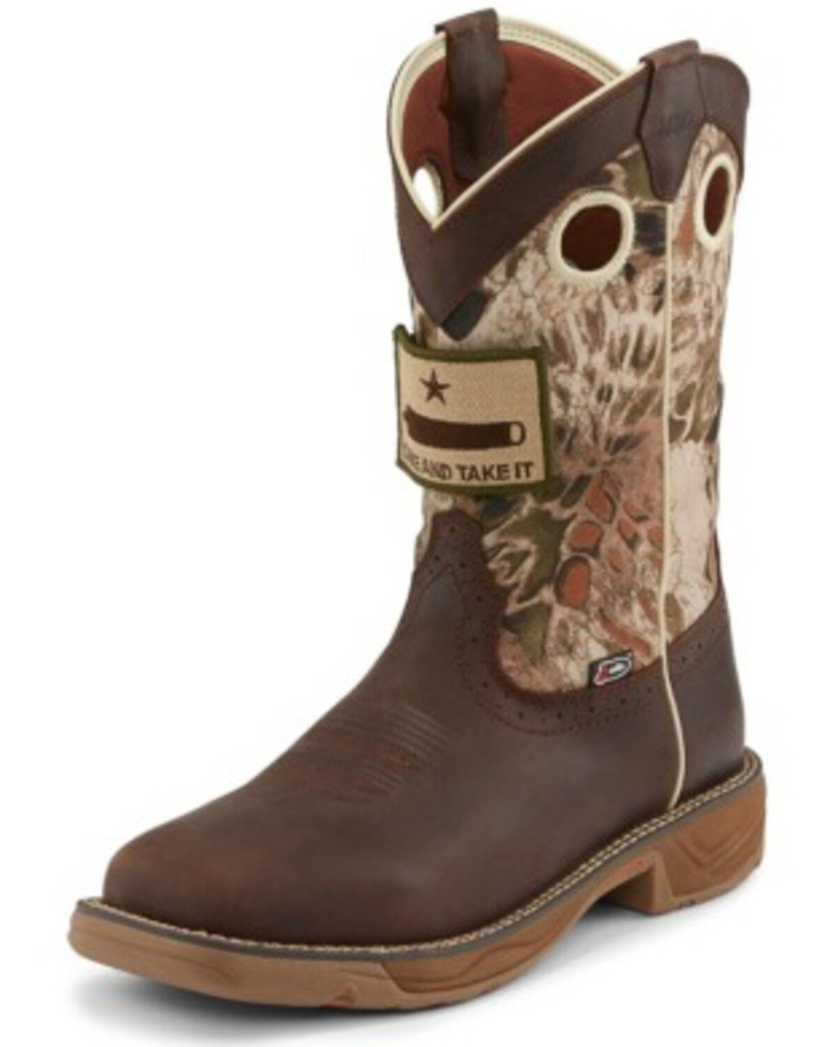 justin stampede rush work boots