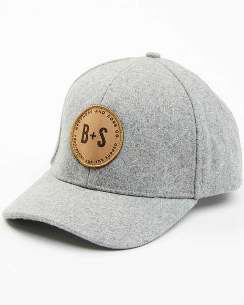 Brother & Sons Men's Quilted Ball Cap, Light Grey, hi-res