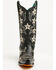 Image #4 - Corral Women's Star Overlay Studded Western Boots - Snip Toe, Black, hi-res