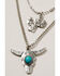 Shyanne Women's Wild Soul Layered Multi Charm Jewelry Set, Silver, hi-res
