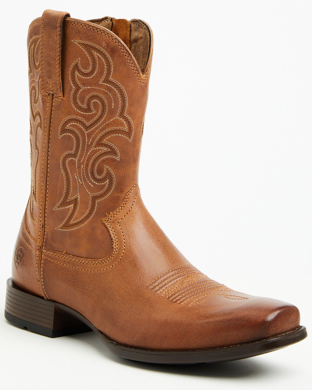 Image #1 - Ariat Men's Bodie Western Boots - Square Toe, Tan, hi-res