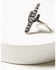 Image #2 - Shyanne Women's Cactus Turquoise Rings - 3-Piece, Silver, hi-res