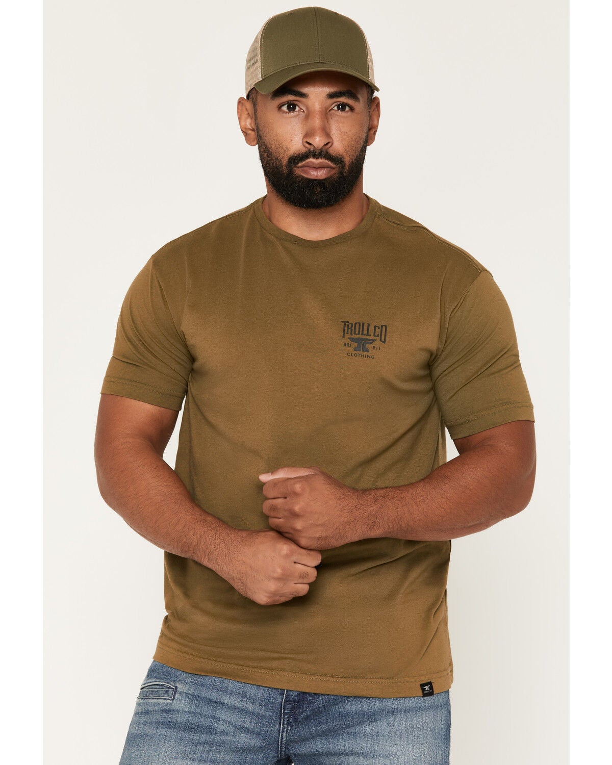 Troll Co Men's Pay Me Short Sleeve Graphic T-Shirt, Green, hi-res