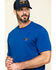 Image #3 - Hawx Men's Fist Graphic Short Sleeve Work T-Shirt, Indigo, hi-res