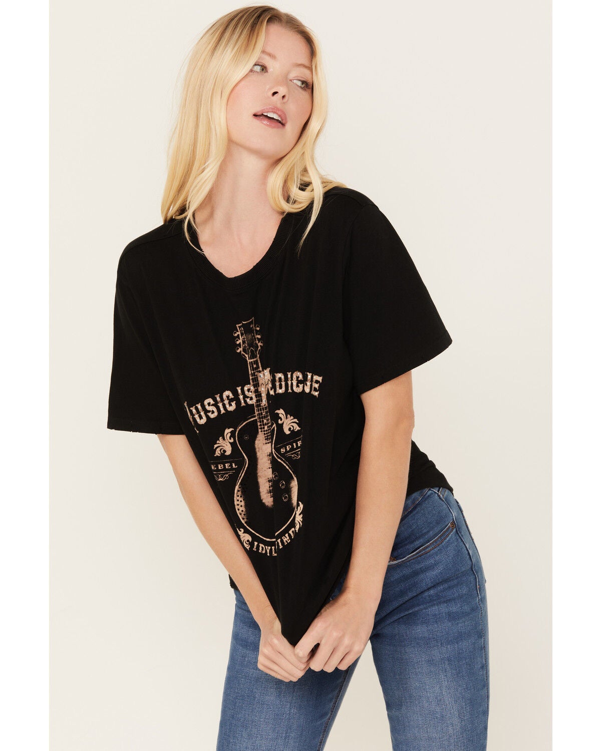 Image #3 - Idyllwind Women's Rollingwood Guitar Short Sleeve Graphic Tee, , hi-res