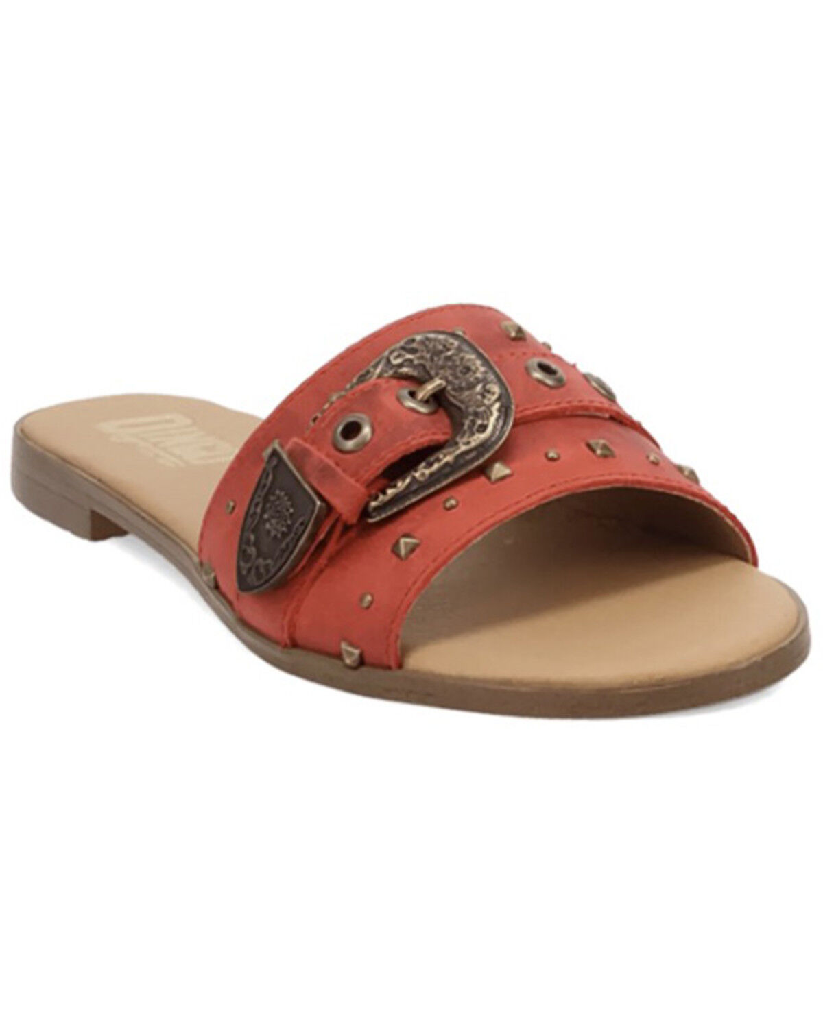 Image #1 - Dingo Women's Lariat Sandals, Red, hi-res