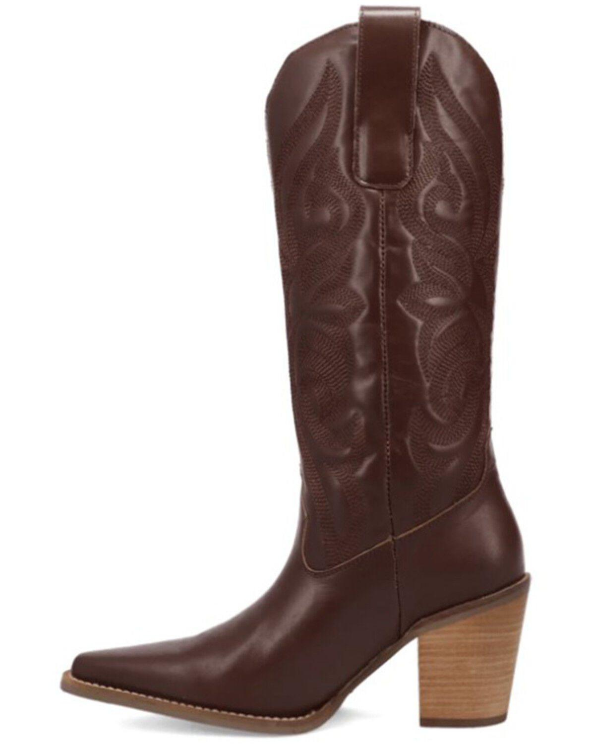 Image #3 - Dingo Women's Hensley Tall Western Boots - Round Toe, Brown, hi-res
