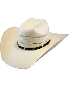 Justin Men's Ivory 50X Renner Straw Cowboy Hat , Ivory, hi-res