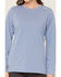 Image #3 - Ariat Women's FR Baselayer Long Sleeve Work Shirt, Medium Blue, hi-res