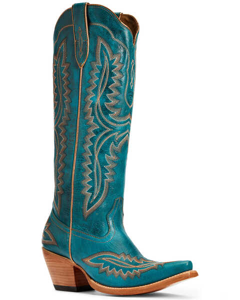 Image #1 - Ariat Women's Casanova Western Boots - Snip Toe, Blue, hi-res