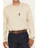 Image #4 - Benchmark FR Men's FR Ford Shale of South Texas Long Sleeve Work T-Shirt, Beige, hi-res