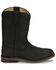 Image #2 - Justin Women's Holland Western Boots - Round Toe, Black, hi-res