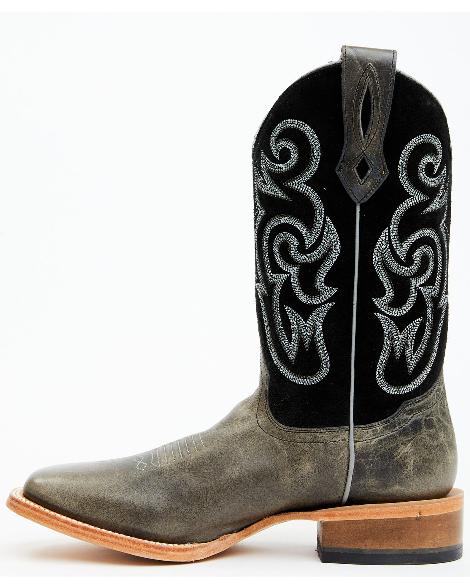 Image #3 - Cody James Men's Lynx Western Boots - Broad Square Toe, Grey, hi-res