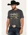 Image #1 - Howitzer Men's Camo Trademark T-Shirt, Charcoal, hi-res