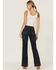 Image #3 - Wrangler Retro Women's Samantha Mae Wide Leg Trouser Jeans, Blue, hi-res