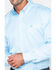 Image #4 - Cinch Men's Tencel Mini Striped Long Sleeve Button-Down Western Shirt, Light Blue, hi-res