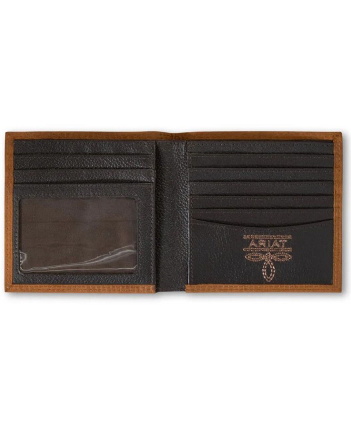 Image #2 - Ariat Men's Bifold Wallet, Brown, hi-res