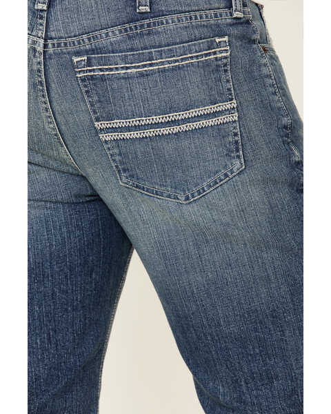 Image #4 - Cinch Men's Silver Label Performance Stretch Slim Straight Jeans , Indigo, hi-res