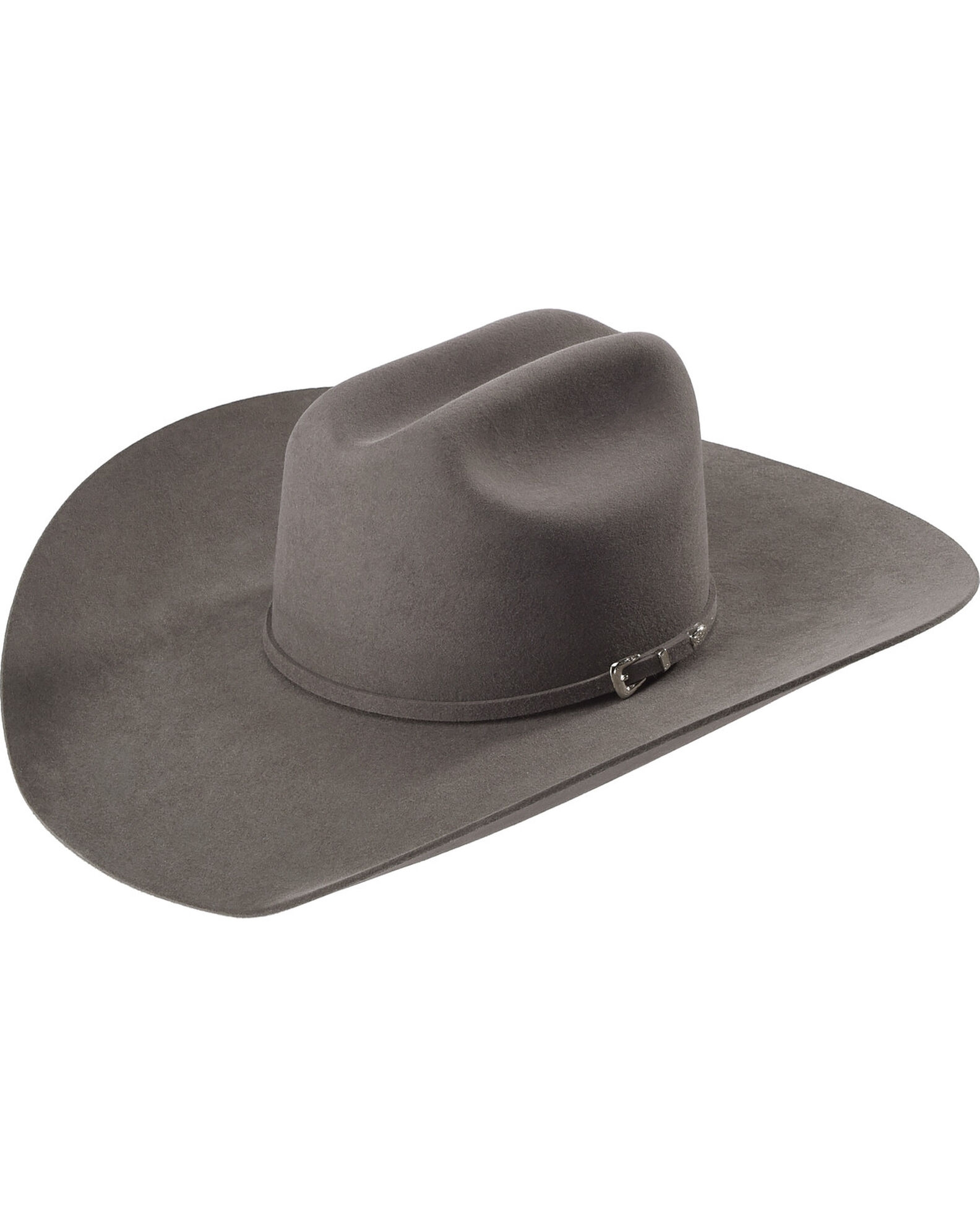 Image #1 - Rodeo King 7X Felt Cowboy Hat, Grey, hi-res