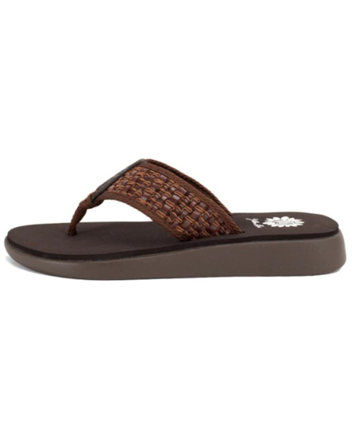 Image #2 - Yellow Box Women's Gracia Flip-Flops, Brown, hi-res