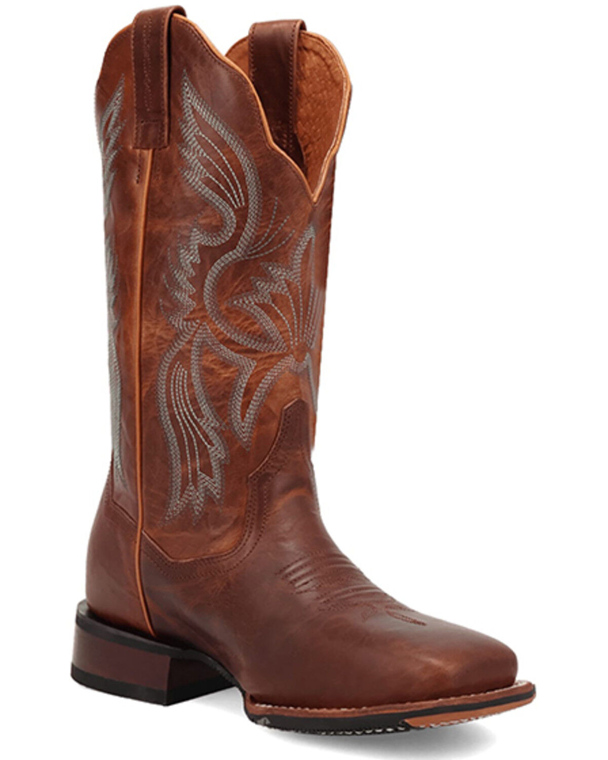 Image #1 - Dan Post Women's Brandy Western Boots - Broad Square Toe, Brown, hi-res