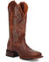 Image #1 - Dan Post Women's Brandy Western Boots - Broad Square Toe, Brown, hi-res