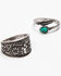 Image #2 - Shyanne Women's Summer Escape 2-Piece Steer Head Ring Set, , hi-res