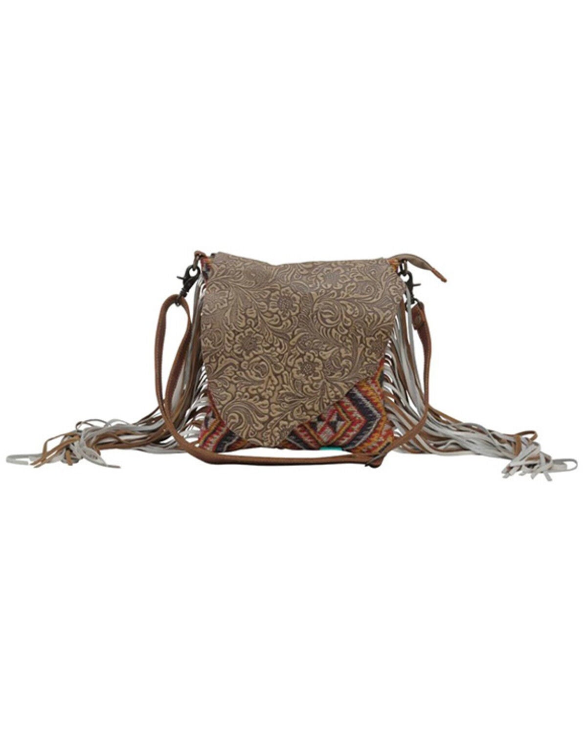 Myra Bag Women's Taupe Shape Concealed Carry Crossbody Bag, Multi, hi-res