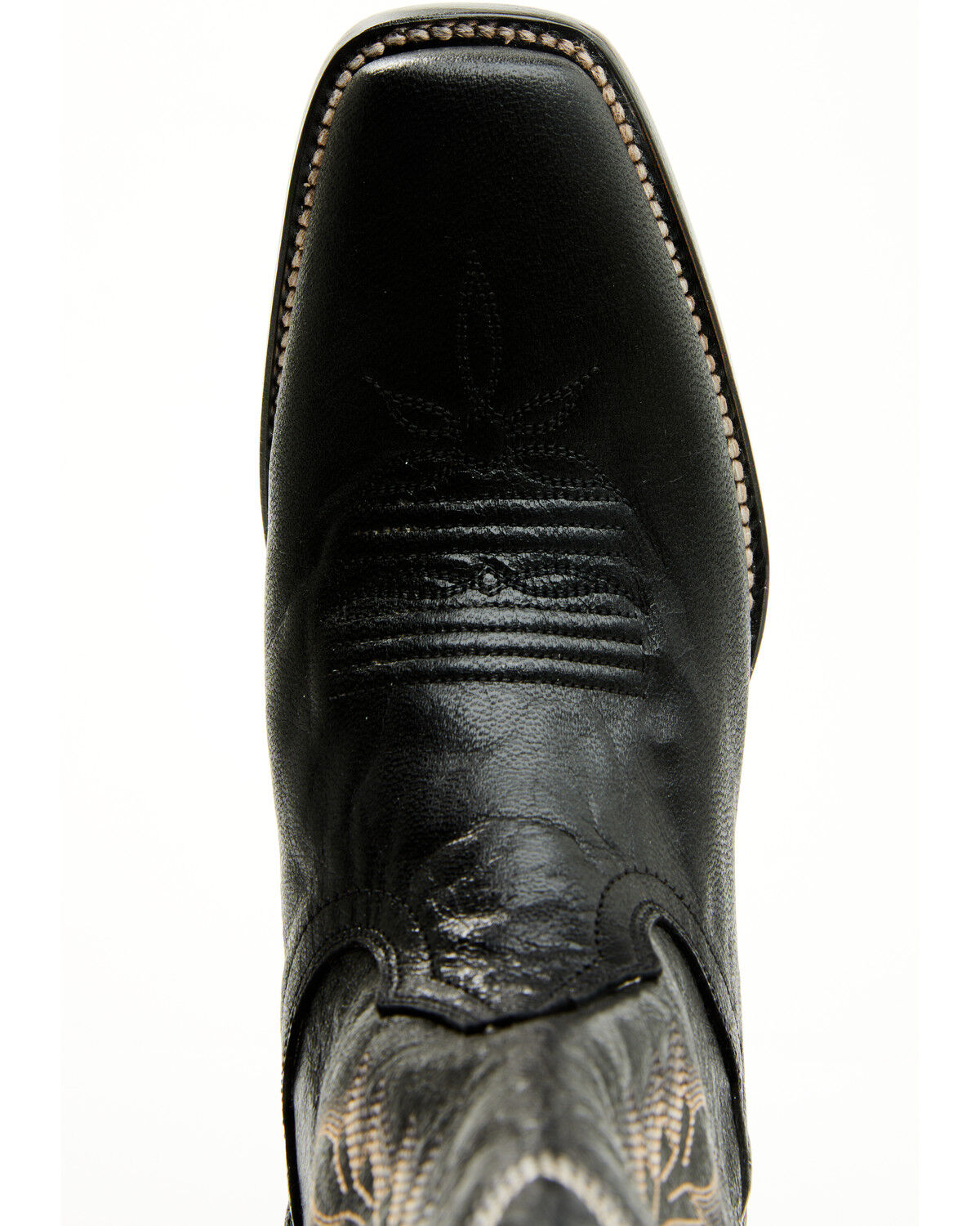Image #6 - Dan Post Women's Whispering Wind Tall Western Boots - Square Toe, Black, hi-res