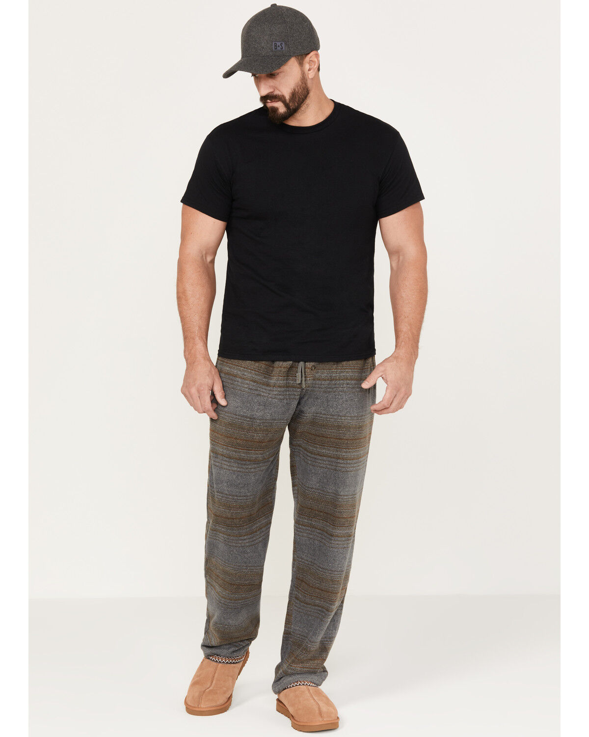 Image #1 - Dakota Grizzly Men's Lambert Striped Pants, Tan, hi-res