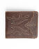 Image #1 - Cody James Men's Stitched Bi-Fold Leather Wallet, Brown, hi-res