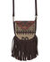 Scully Women's Wool Leather Crossbody Bag, Brown, hi-res