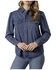 Image #1 - Kimes Ranch Women's Jane Dark Wash Long Sleeve Snap Denim Shirt, Dark Wash, hi-res