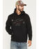 Image #1 - Moonshine Spirit&reg; Men's Mealer Logo Hooded Sweatshirt, Black, hi-res