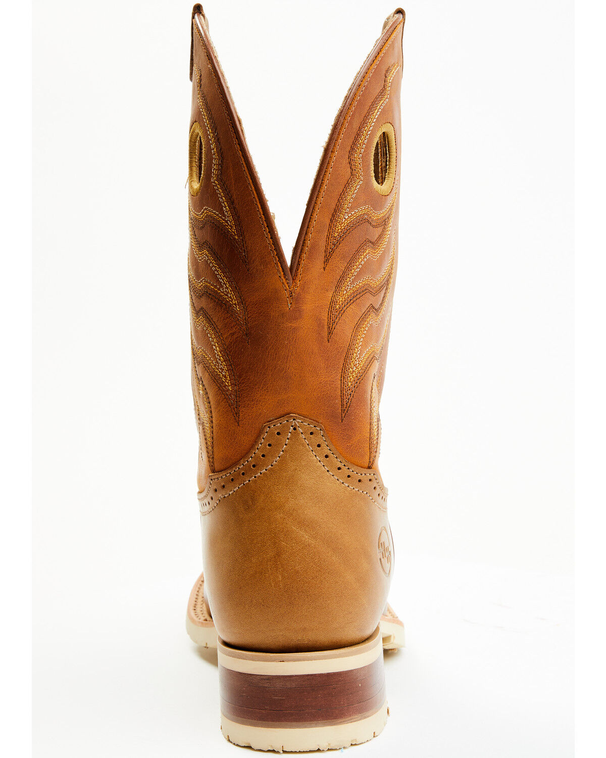 Image #5 - Double H Men's Thatcher Western Boots - Broad Square Toe, Brown, hi-res