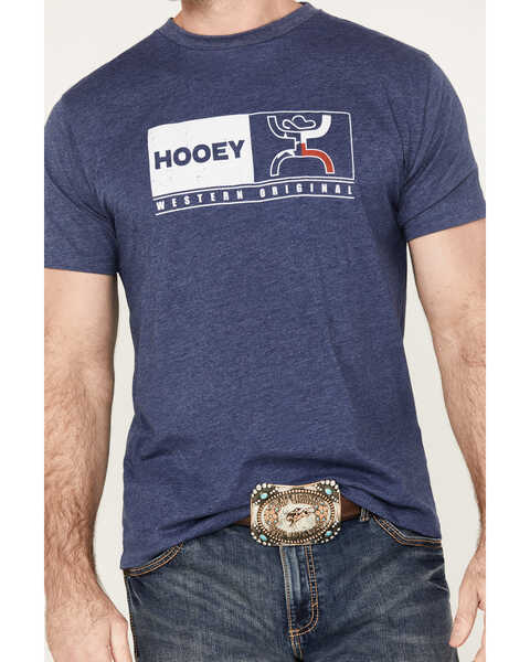Image #3 - Hooey Men's Match Graphic Short Sleeve T-Shirt, Navy, hi-res