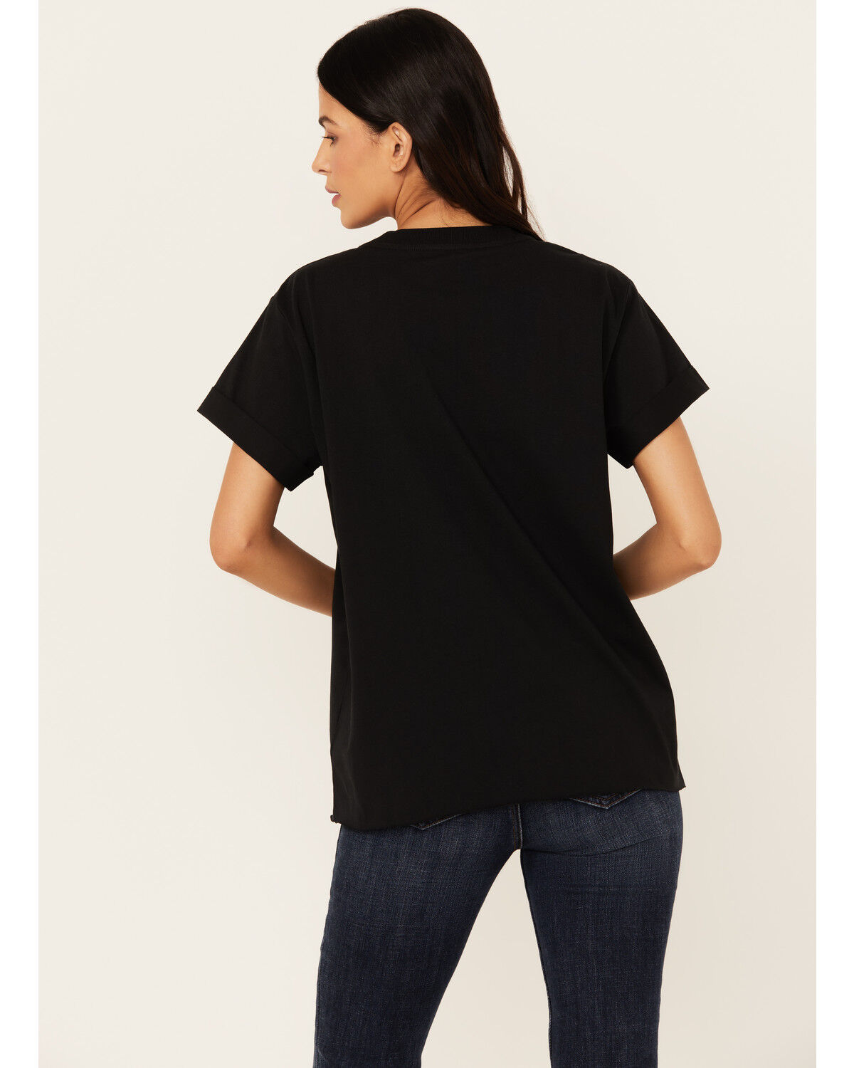 Image #4 - Idyllwind Women's Rowena Nudie Inspired Short Sleeve Graphic Tee, Black, hi-res