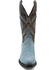 Image #4 - Ferrini Women's Holly Suede Western Boot - Snip Toe, Blue, hi-res