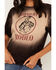 Image #3 - Idyllwind Women's Midnight Rodeo Oversized Graphic Trustie Tee, Dark Brown, hi-res