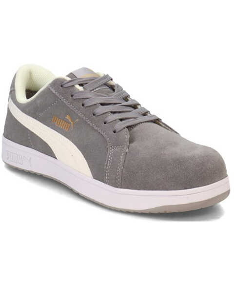 Puma Safety Men's Iconic Work Shoes - Composite Toe, Grey, hi-res