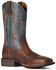 Image #1 - Ariat Men's Layton Western Performance Boots - Broad Square Toe, Brown, hi-res