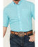 Image #3 - Ariat Men's Wrinkle Free Sterling Plaid Print Classic Fit Button-Down Shirt - Big , Turquoise, hi-res