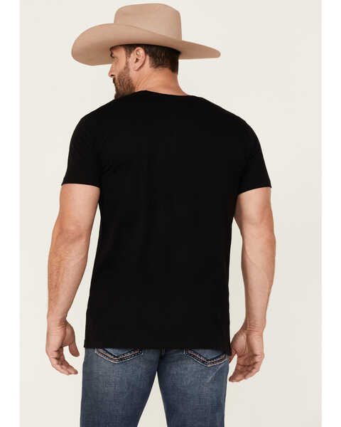 Image #4 - Cody James Men's Sunset Bandit Skull Graphic Short Sleeve T-Shirt , Black, hi-res