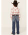  Ariat Girls' R.E.A.L Medium Wash Eleanor Whipstitch Stretch Slim Bootcut Jeans , Indigo, hi-res