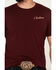 Image #3 - Pendleton Men's River Logo Short Sleeve Graphic T-Shirt, Maroon, hi-res