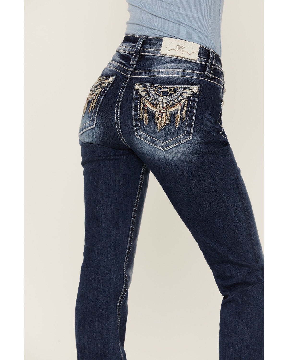 Mid Rise Bootcut Jeans 