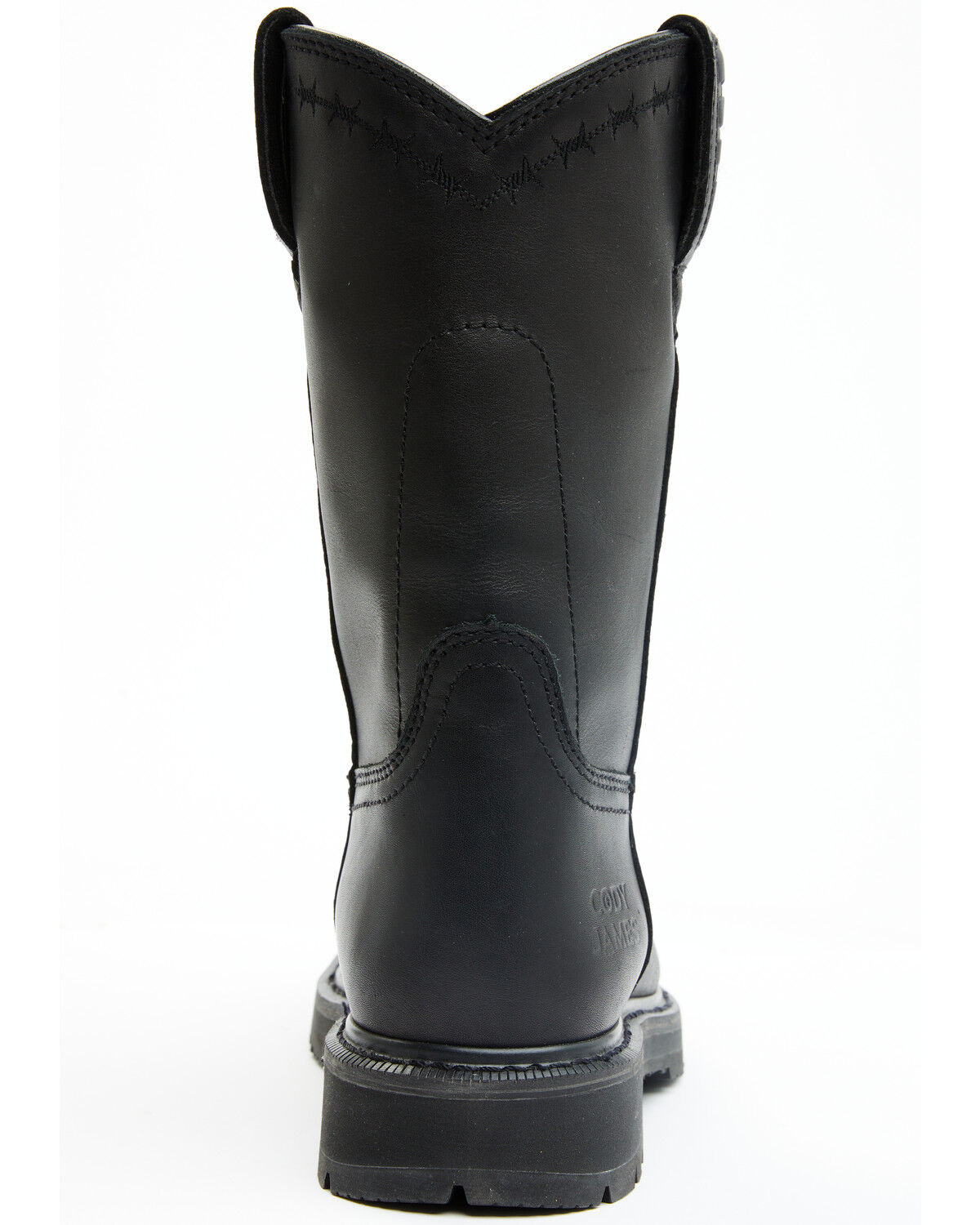 Image #5 - Cody James Men's Uniform Western Work Boots - Composite Toe, Black, hi-res