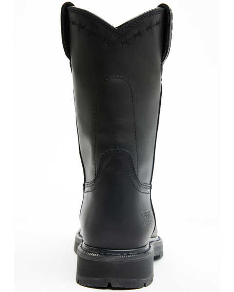 Image #5 - Cody James Men's Uniform Western Work Boots - Composite Toe , Black, hi-res